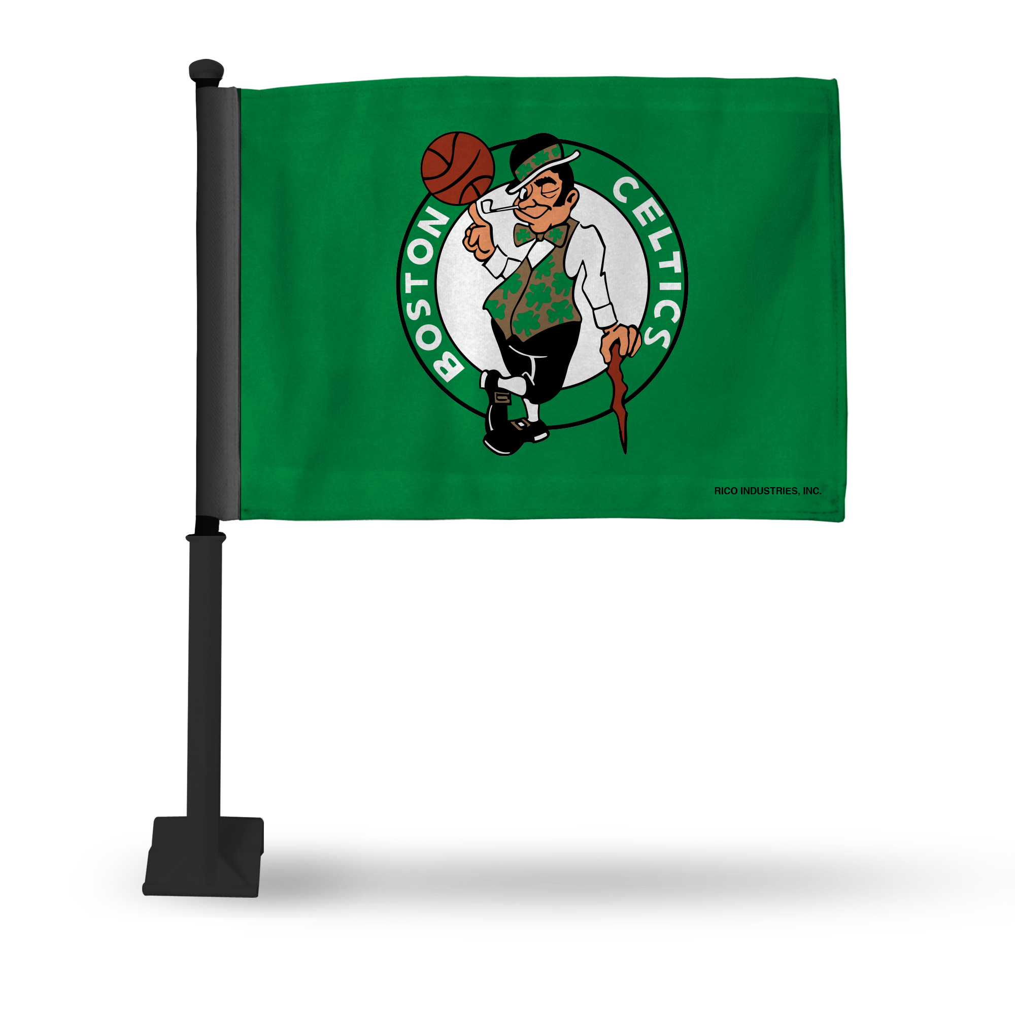 Boston Celtics Car Flag (Black Pole) 