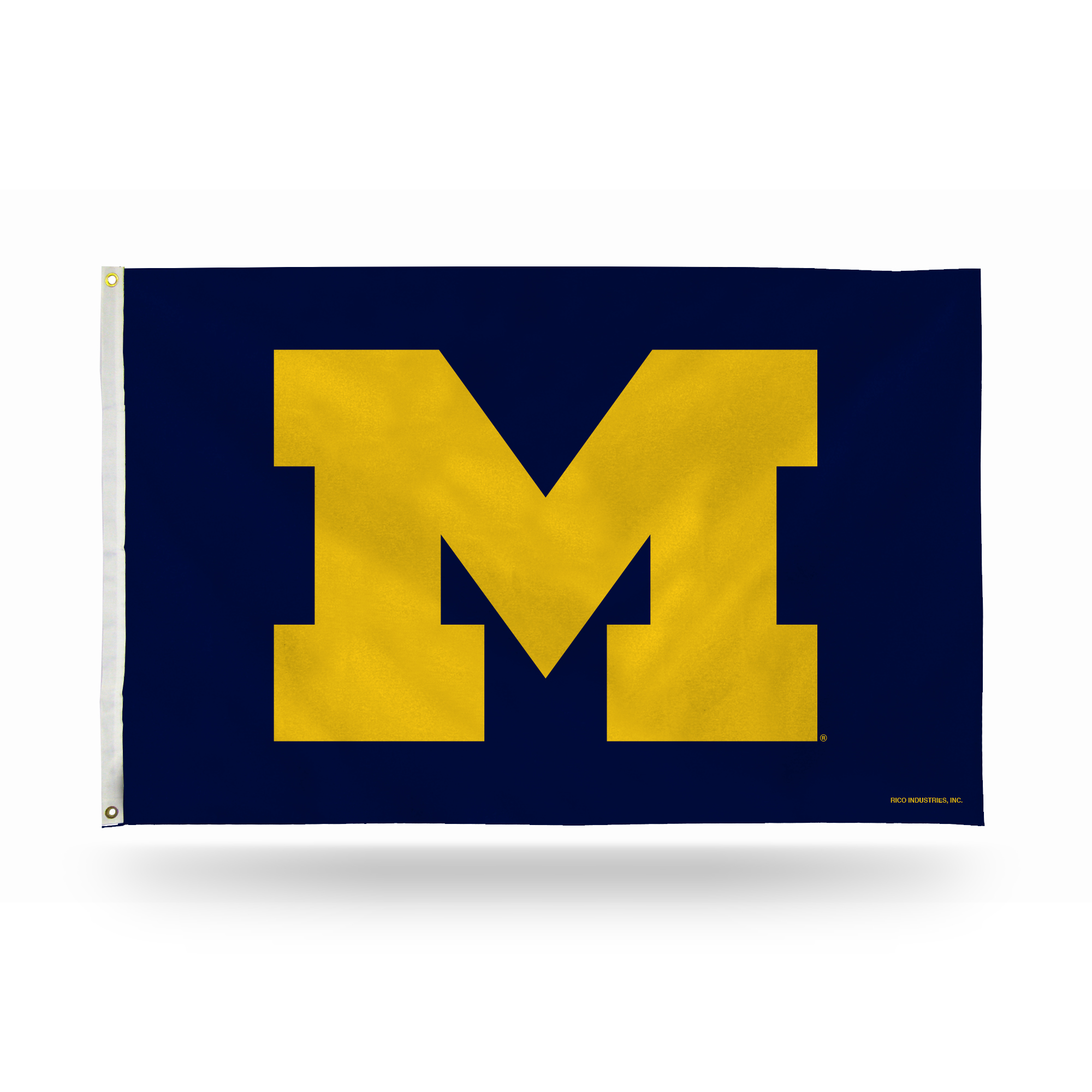 Michigan Wolverines Navy 3' x 5' Banner Flag Single Sided - Indoor or Outdoor - Home D?cor