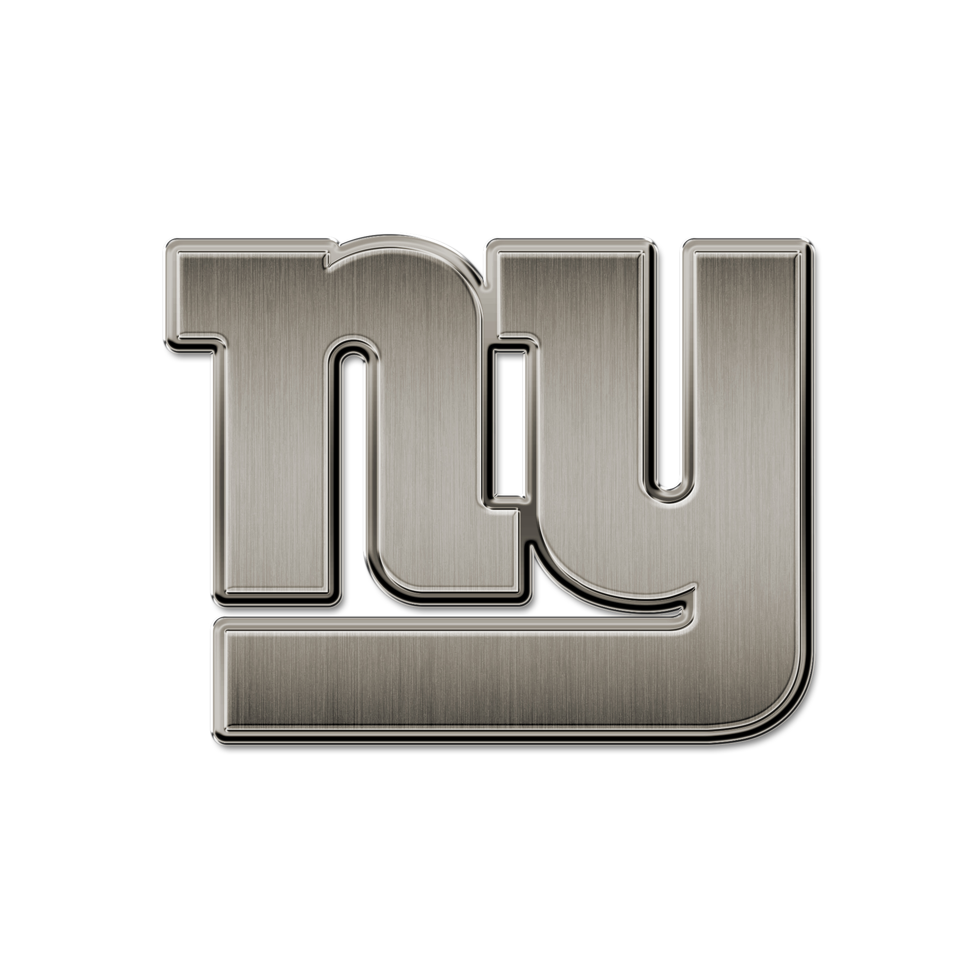New York Giants NY Antique Nickel Auto Emblem for Car/Truck/SUV