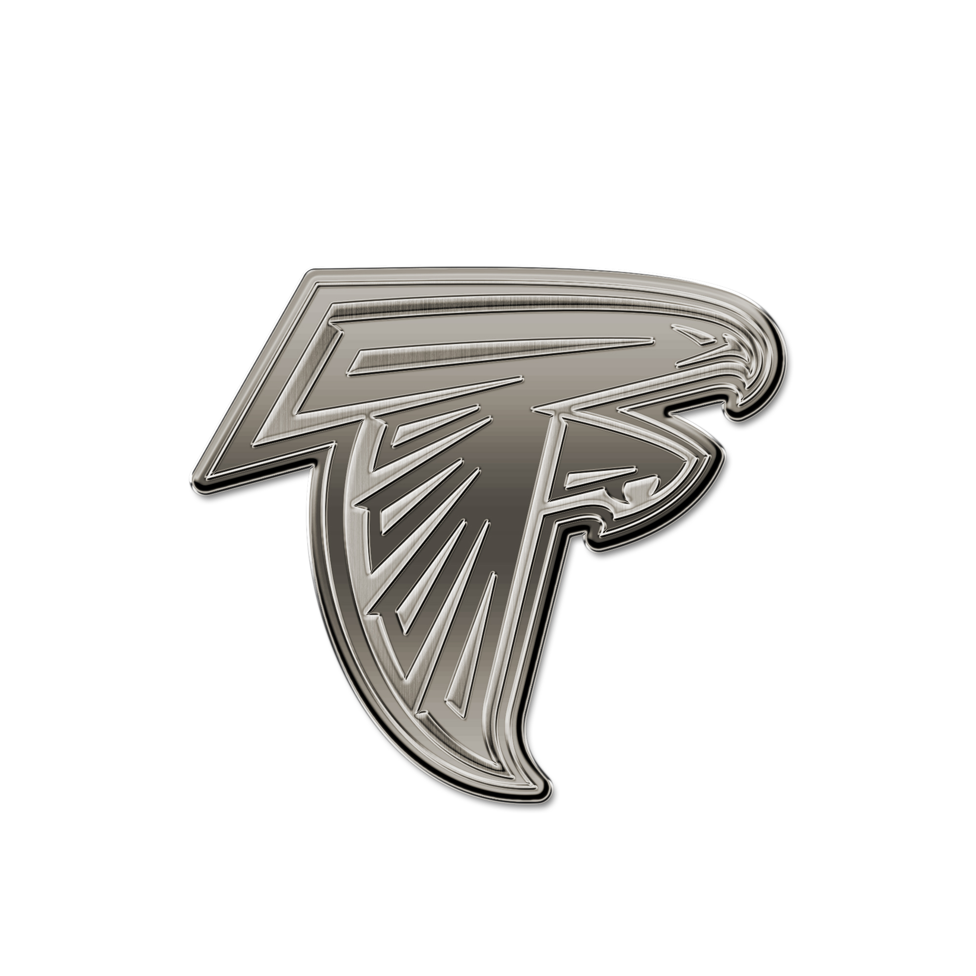Atlanta Falcons Standard Antique Nickel Auto Emblem for Car/Truck/SUV
