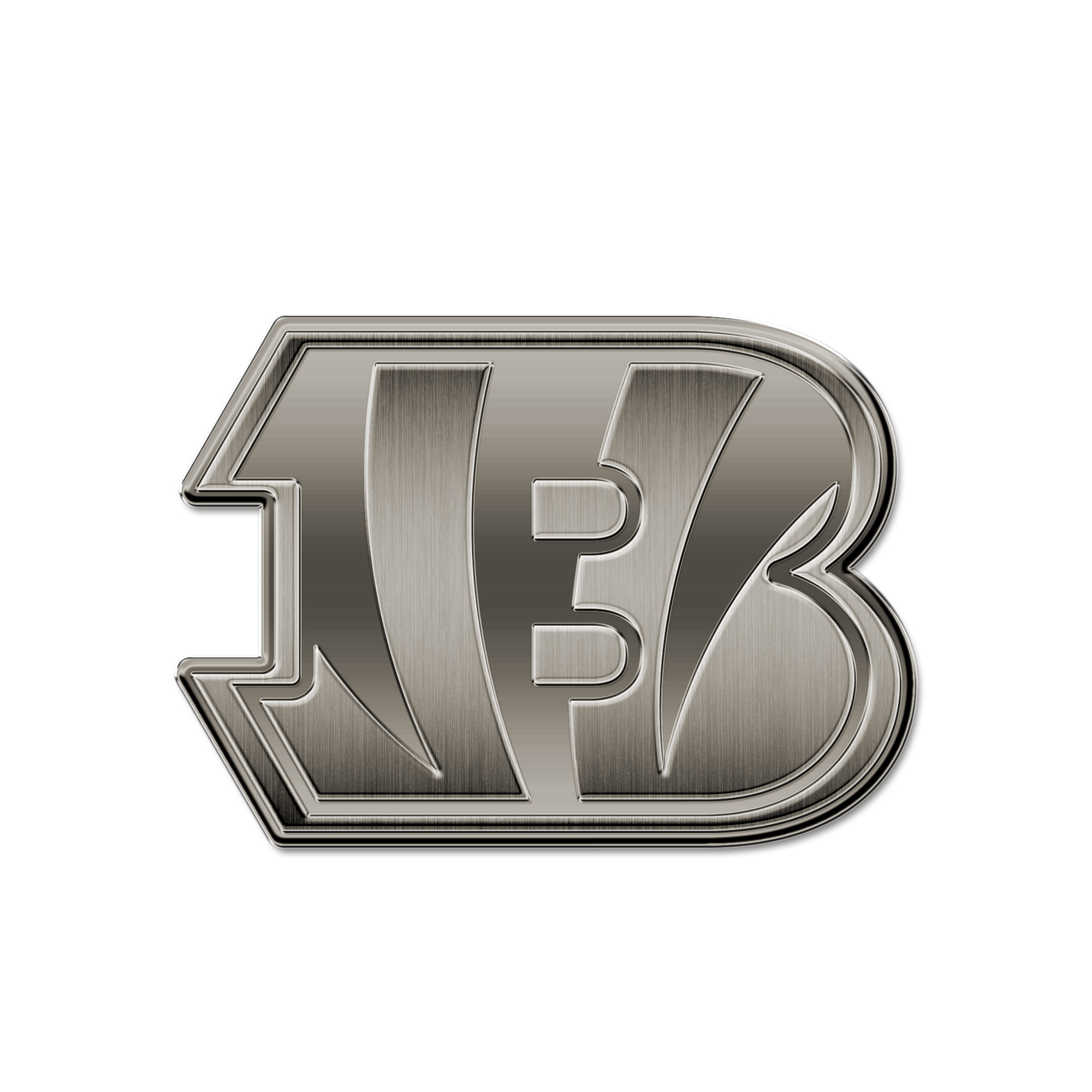 Cincinnati Bengals Standard Antique Nickel Auto Emblem for Car/Truck/SUV
