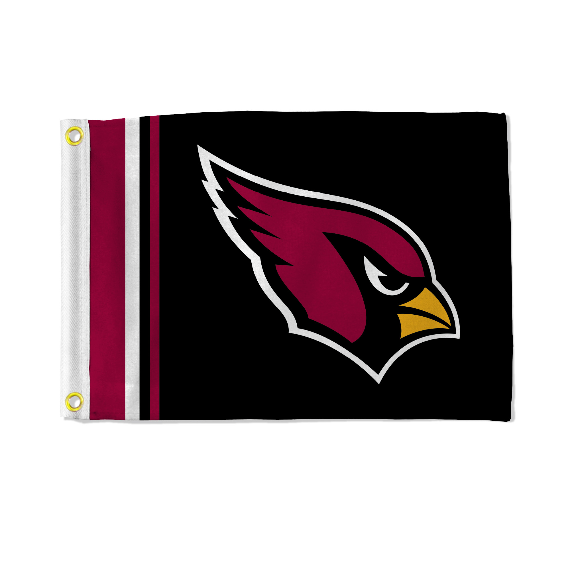 Arizona Cardinals Stripes Utility Flag - Double Sided - Great for Boat/Golf Cart/Home ect.