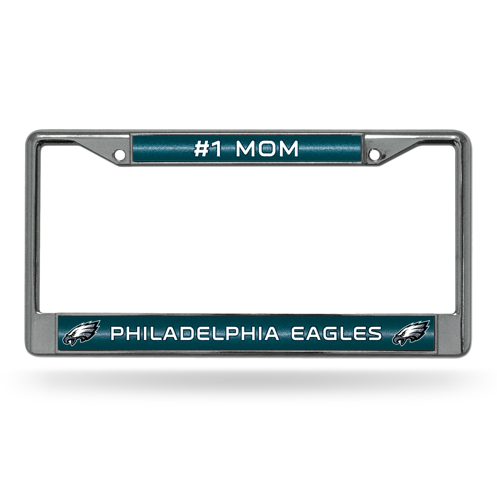 Philadelphia Eagles License Plate Frame (Chrome Glitter) 