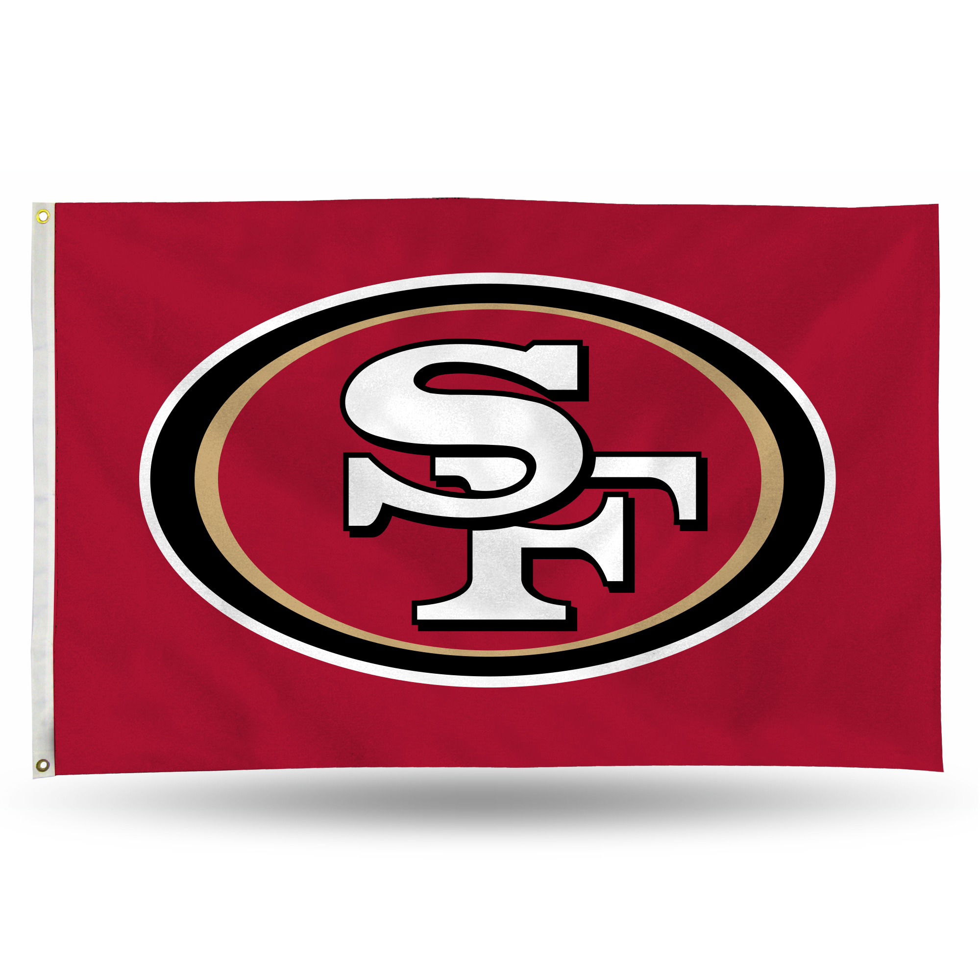 San Francisco 49ers Standard 3' x 5' Banner Flag Single Sided - Indoor or Outdoor - Home D?cor