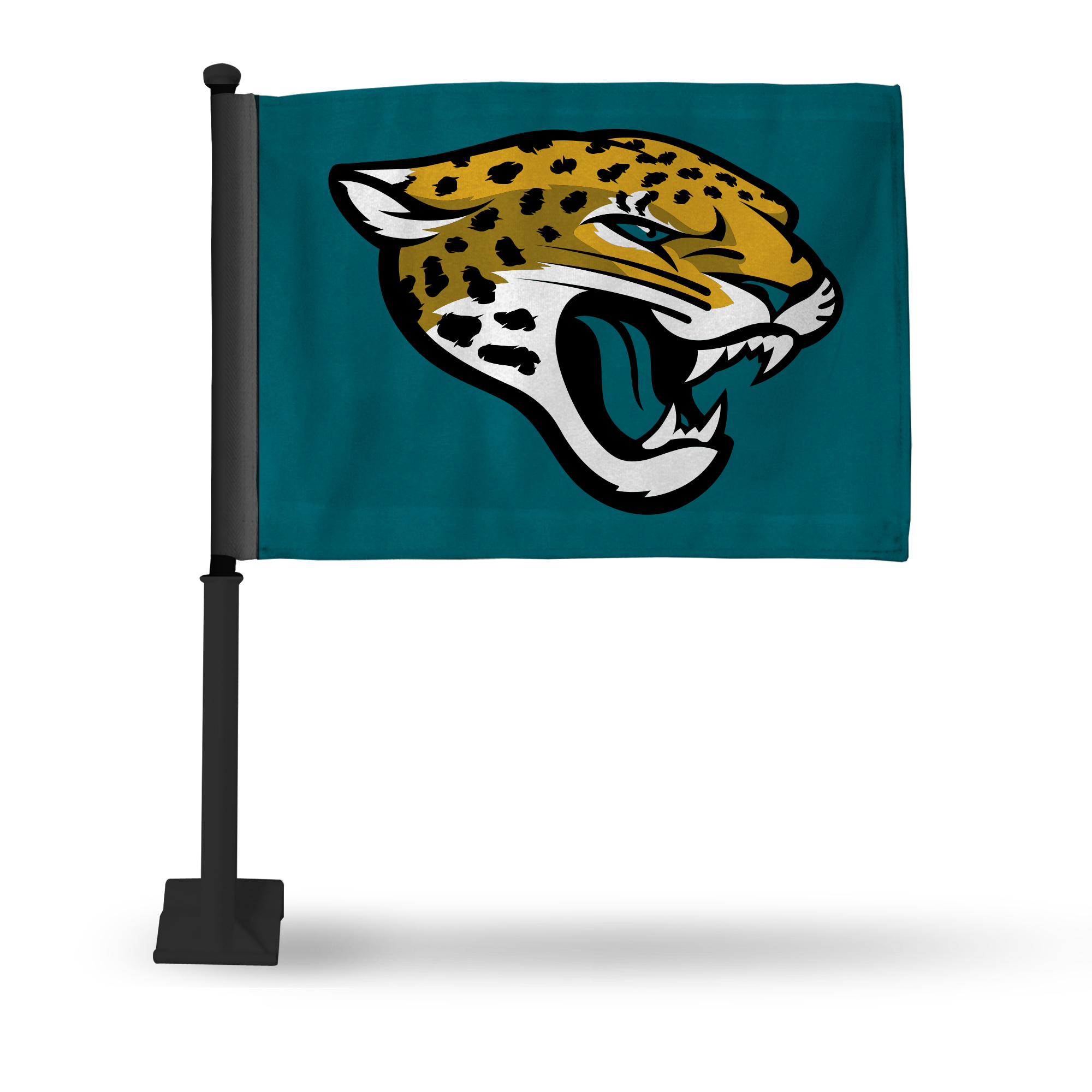Jacksonville Jaguars Car Flag (Black Pole) 
