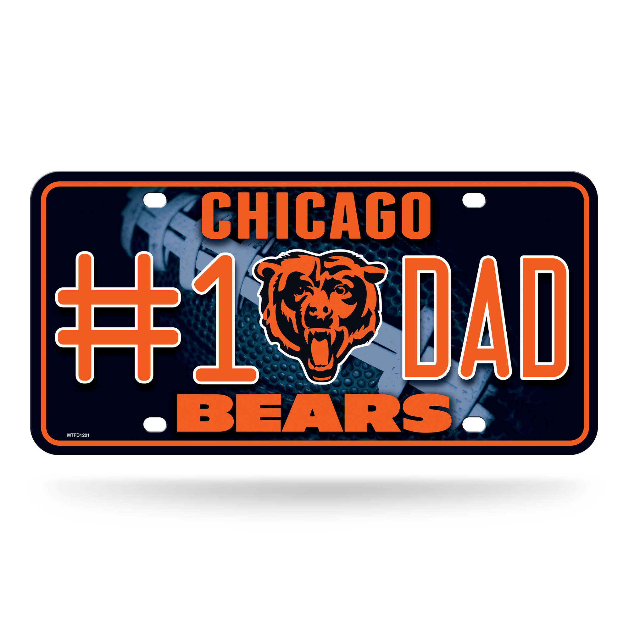 Chicago Bears Metal Tag (#1 Fan) 