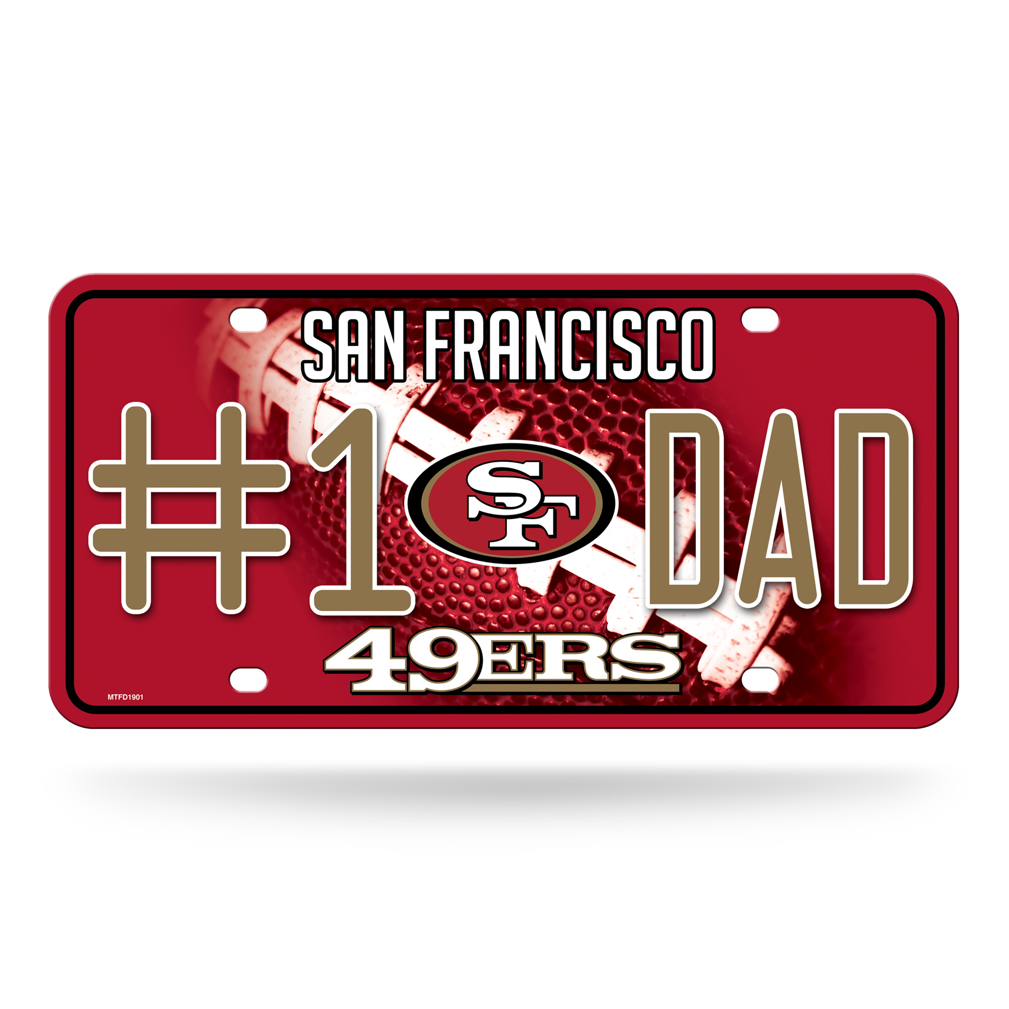 San Francisco 49ers Metal Tag (#1 Fan) 