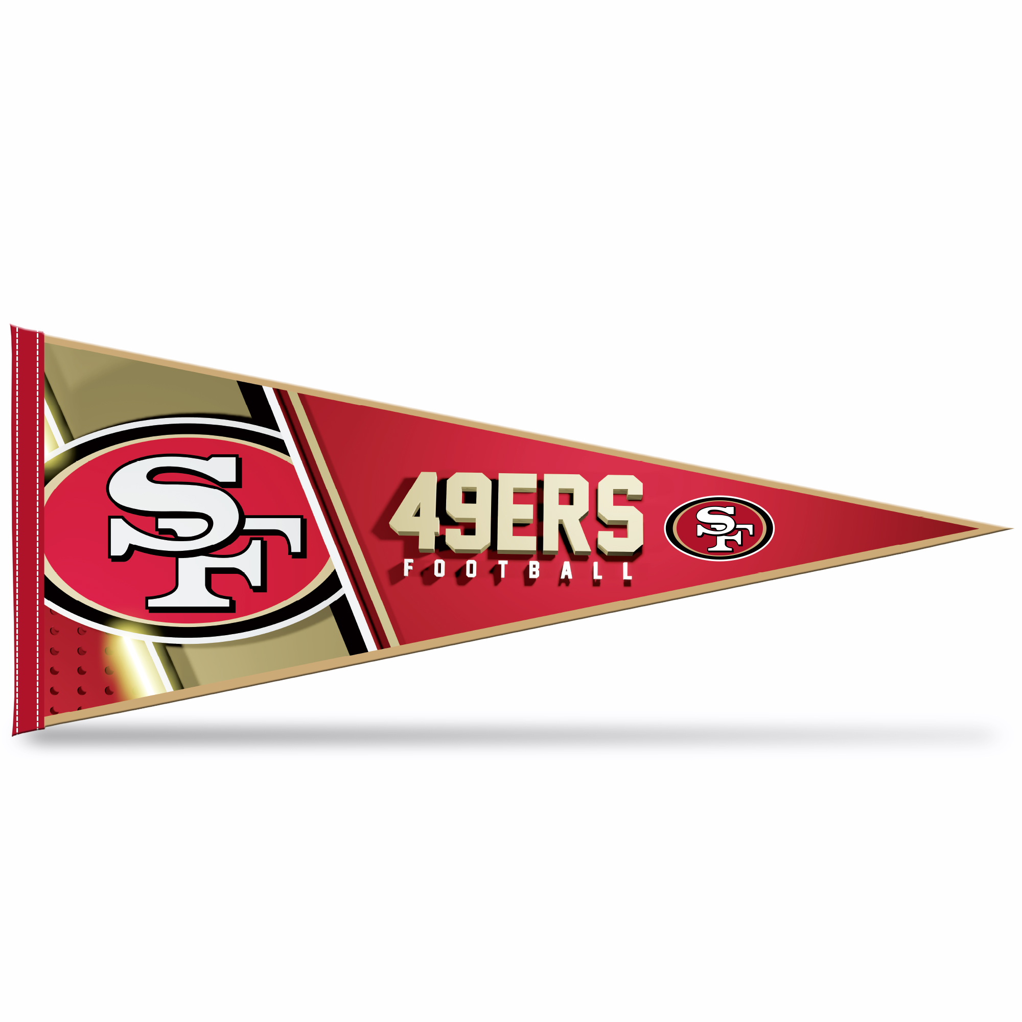 San Francisco 49ers Soft Felt 12X30 Pennant 