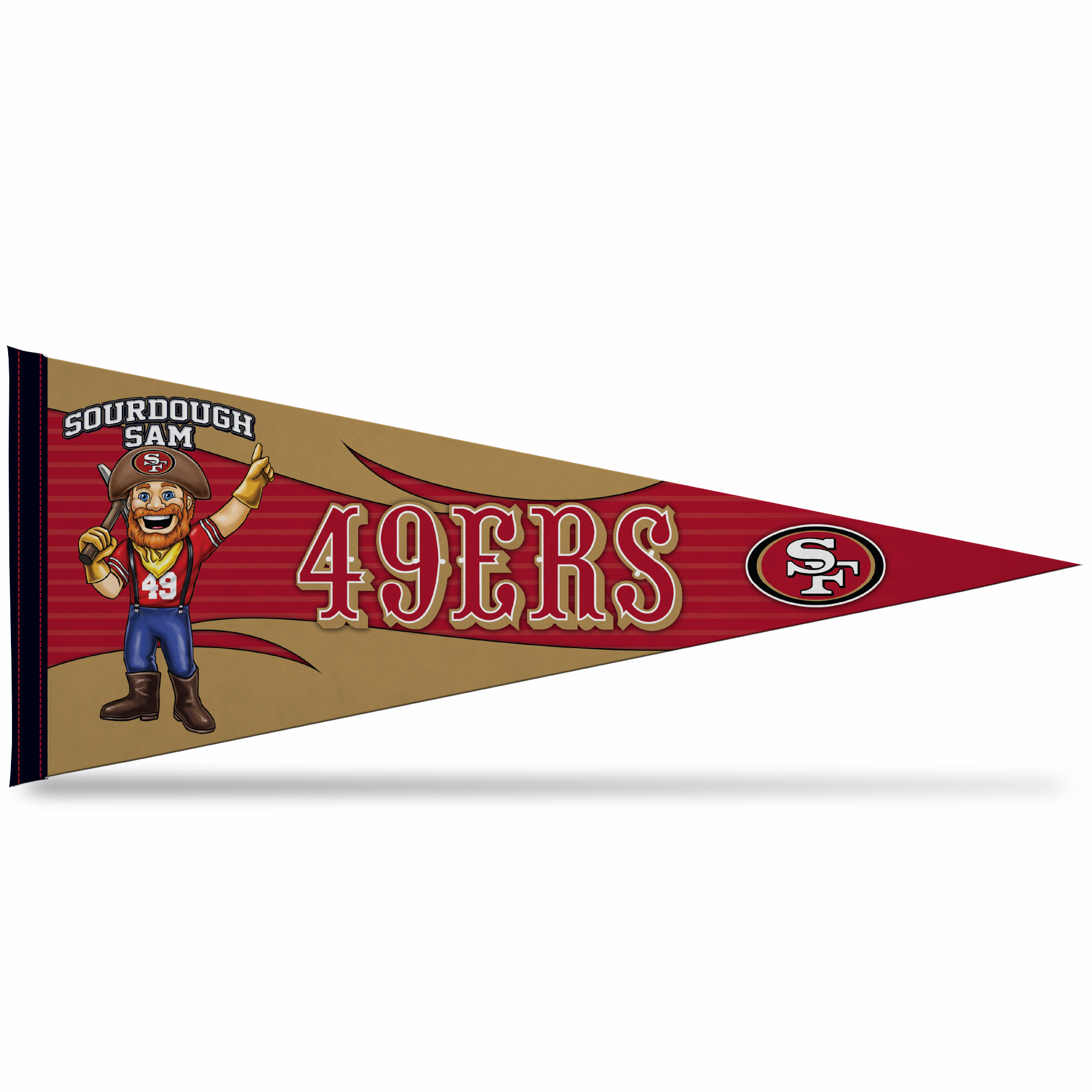 San Francisco 49ers Soft Felt 12X30 Pennant 