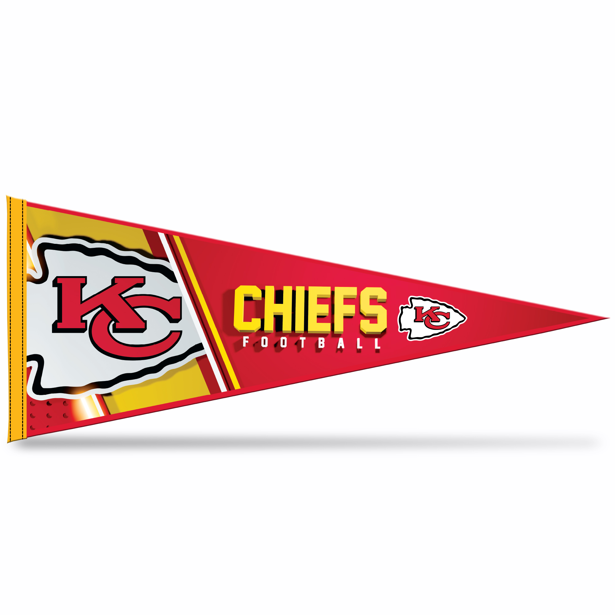 Kansas City Chiefs Soft Felt 12X30 Pennant 
