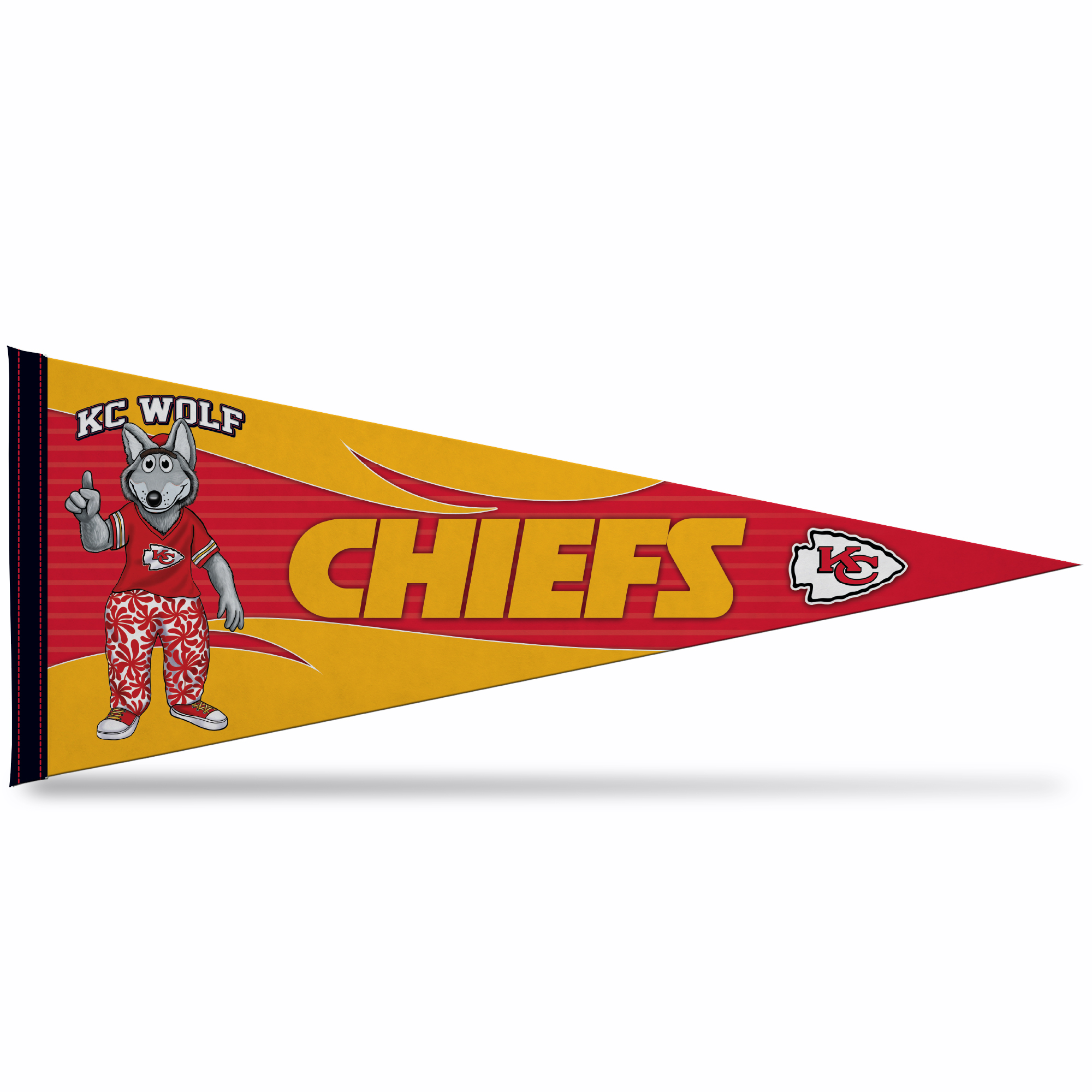 Kansas City Chiefs Soft Felt 12X30 Pennant 
