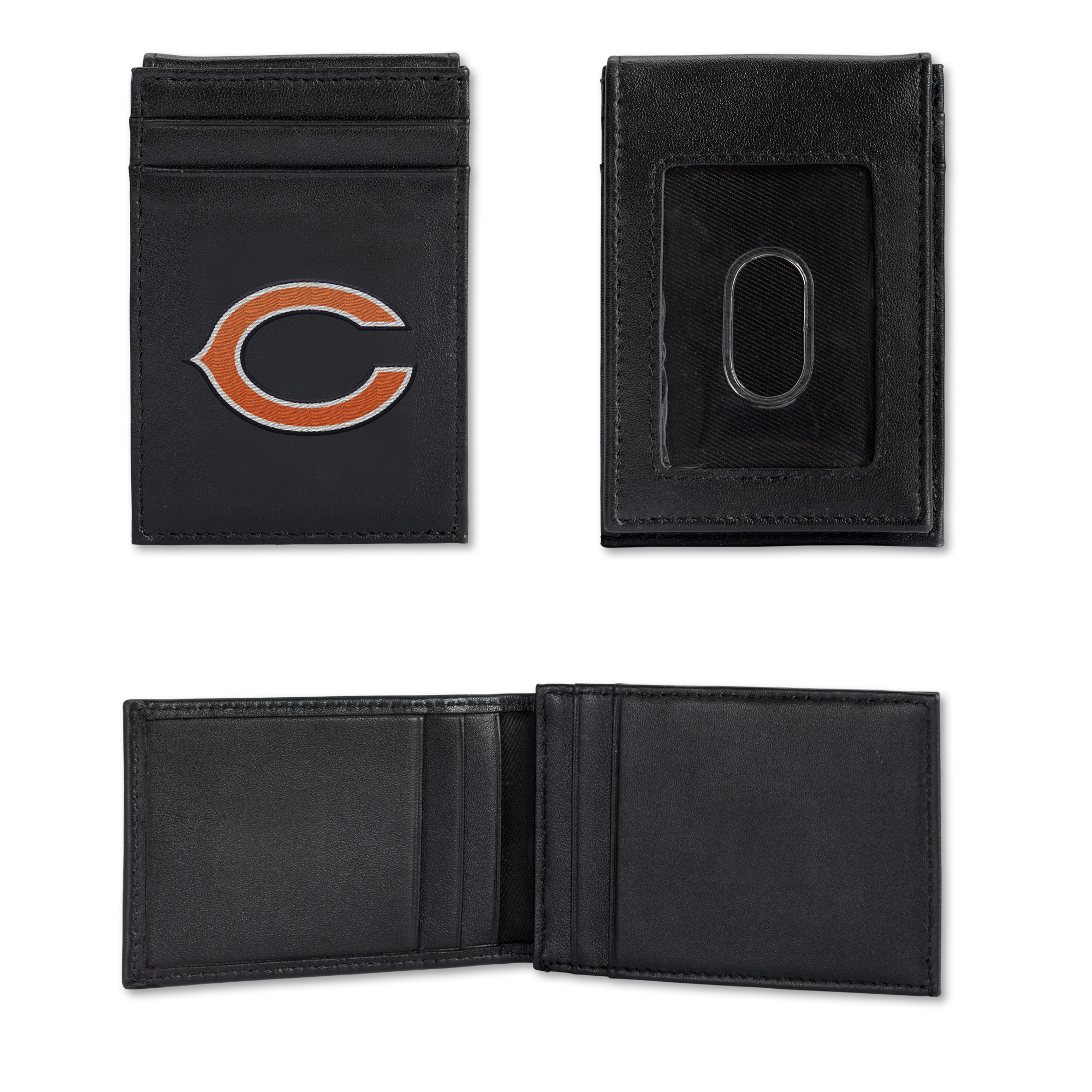 Chicago Bears  Embroidered Front Pocket Wallet - Slim/Light Weight - Great Gift Item