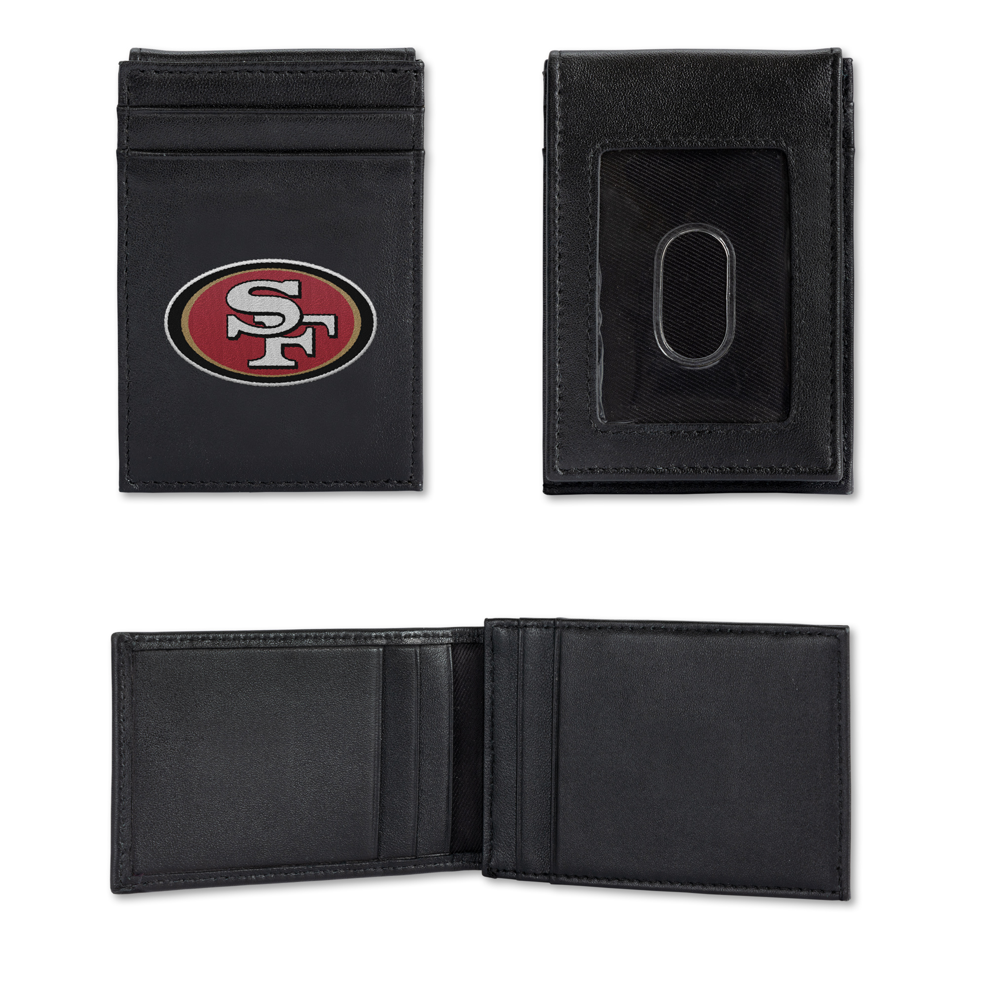 San Francisco 49ers  Embroidered Front Pocket Wallet - Slim/Light Weight - Great Gift Item