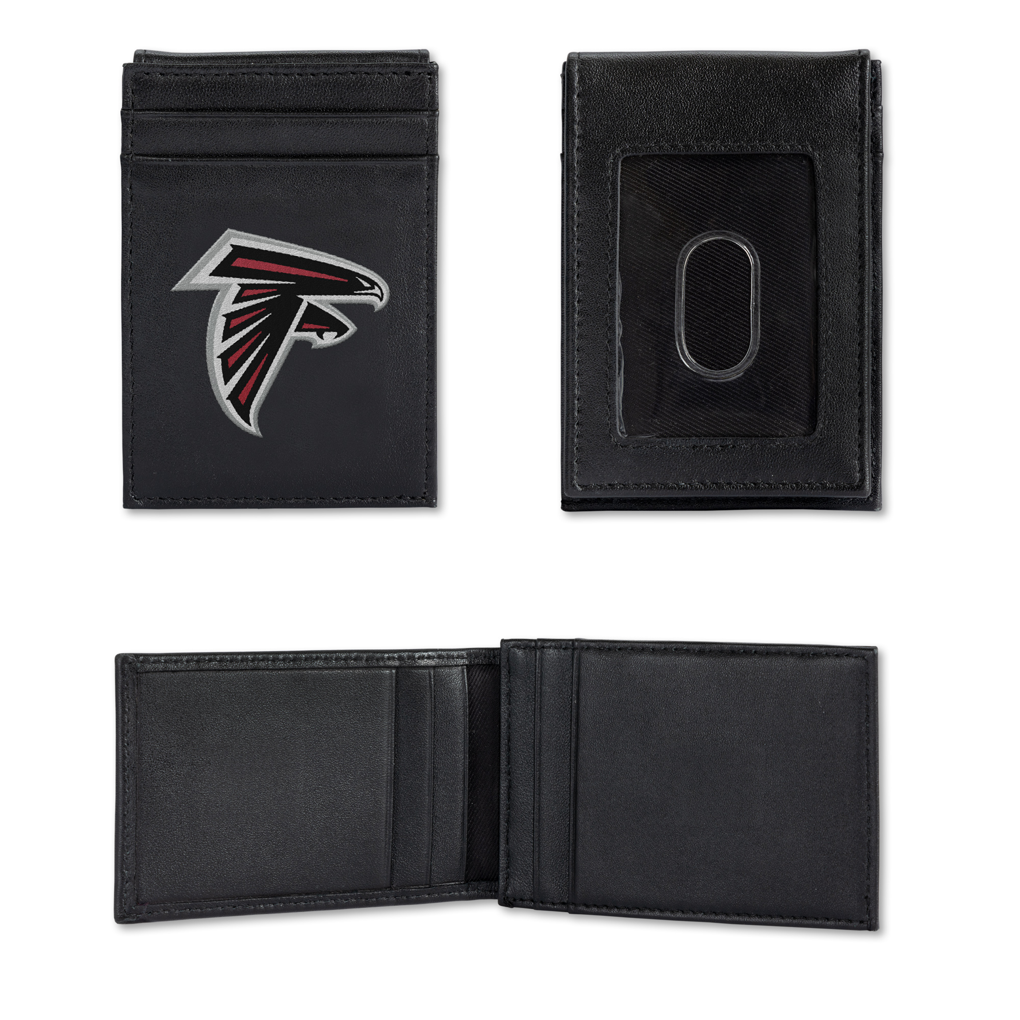 Atlanta Falcons  Embroidered Front Pocket Wallet - Slim/Light Weight - Great Gift Item