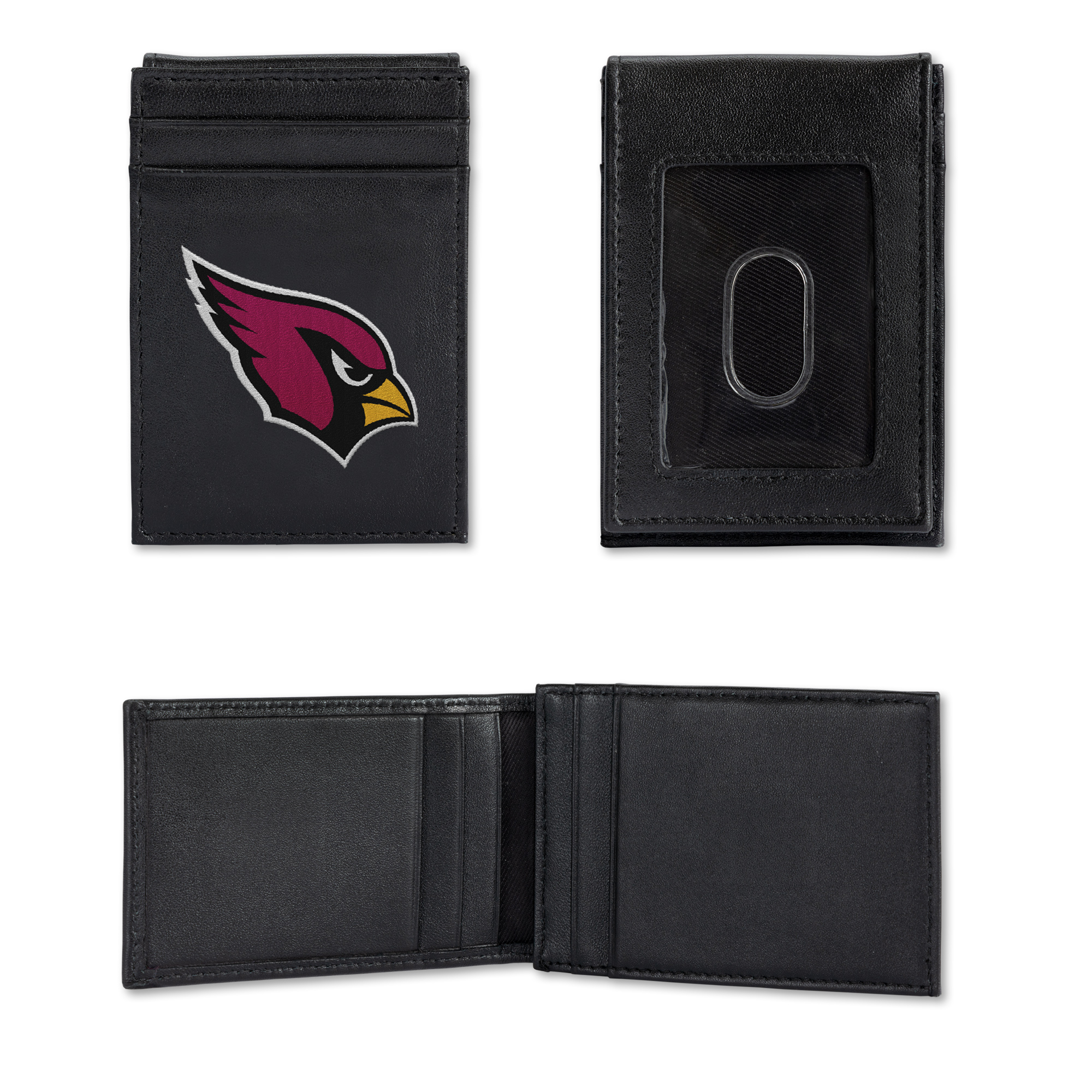 Arizona Cardinals  Embroidered Front Pocket Wallet - Slim/Light Weight - Great Gift Item